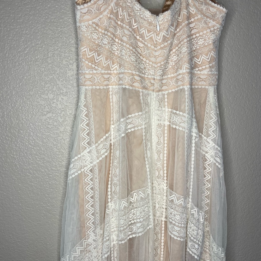 NWT Whimsy Boho Maxi Bridal Dress Size 14 - Picture 7 of 16